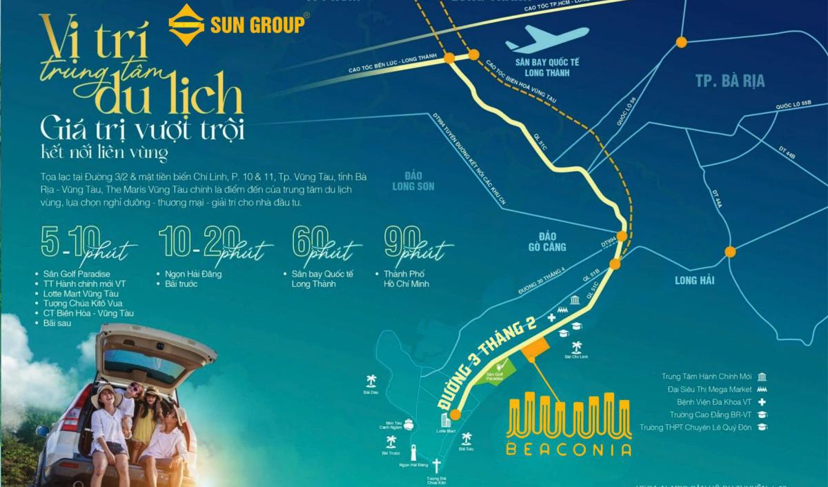 vi tri dự án Blanca City Vũng Tàu